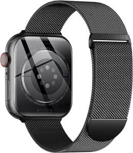 Stainless Steel Mesh Band Strap for Apple Watch Series 42mm Series 9 8 7 6 5 4 3 - Picture 1 of 6