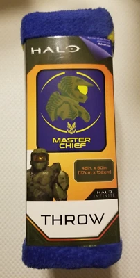 Halo Infinite 'Master Chief' 46" x 60" tiro de felpa, ropa de cama para juegos Foto 1 de 3