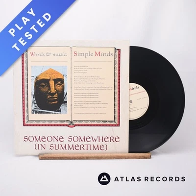 Simple Minds Someone Somewhere Townhouse 12" Single Vinyl Record - EX/EX - Image 1 of 4