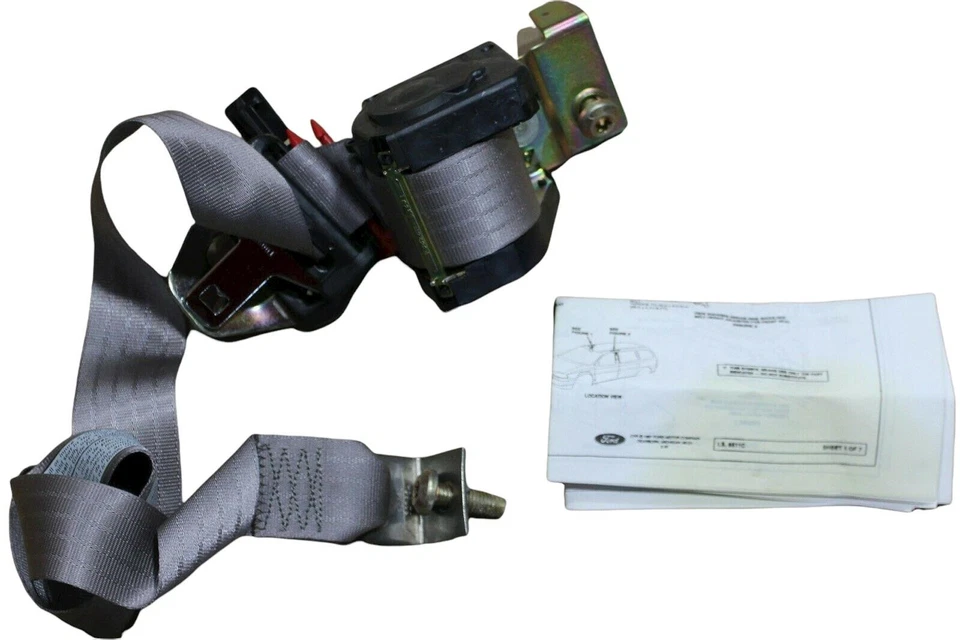 Retractor de cinturón de seguridad Ford Windstar 98 F88Z16611B08AAC grafito medio nuevo OEM Foto 1 de 4