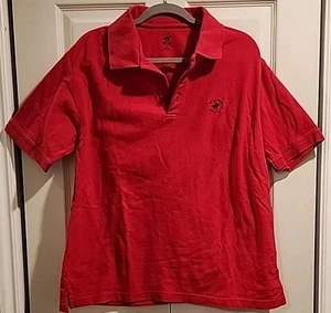 Polo Beverly Hills Polo Club para hombre rojo XL? Manga corta 100 % algodón - Imagen 1 de 11