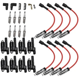 8Pack Ignition Coil+Spark Plug+Wire For 14-20 Chevy Silverado 1500 Sierra 1500 - Picture 1 of 11