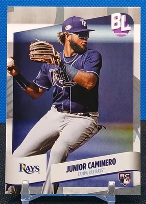 Junior Caminero RC 2024 Topps Big League #126 Tampa Bay Rays Rookie  - Image 1 of 4