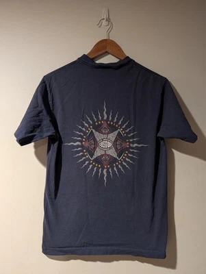 Vintage Hang Ten 80s 90s Mens Medium Blue Soul Surf Original Graphic T-Shirt - Image 1 of 4