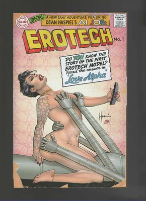 Cómic Erotech #1 relación de incentivos 1:5 variante Howard Chaykin difícil de encontrar casi nuevo+ Foto 1 de 2