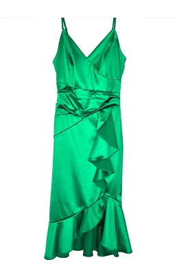 Unknown Designer Green Dress Size M - Image 1 of 4