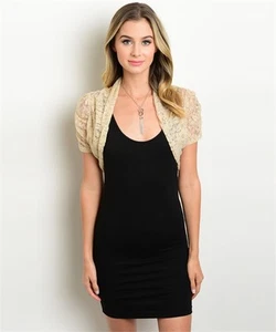 BLUEBELL Lace Shrug (Multiple Colors), Made in USA - Small, Medium, Large - Picture 1 of 6