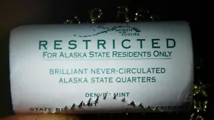 2008 D ALASKAN Quarter roll 100% Authentic never been opened - Picture 1 of 9