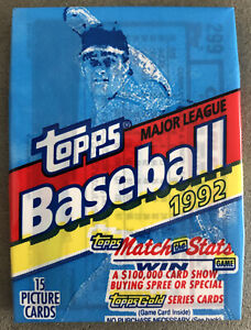 1992 Topps Baseball Pack Chuck Nagy Indians (Top) Barry Larkin NL All Star (Back
