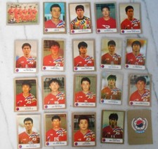 20 CARDS SOUTH KOREA TEAM /Soccer -World Cup USA 1994 /Reyauca/ KIN JEONG HYEOK 