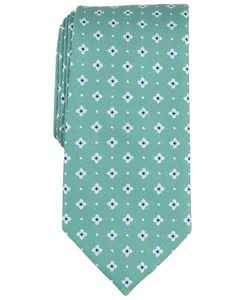 NWT Club Room Delaney Medallion Tie OS Green Classic Adjustable Business  - Picture 1 of 8