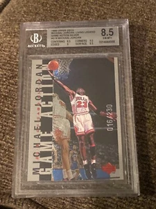 Michael Jordan 1998 upper deck living legend silver #16/230 bgs 9.5 - Picture 1 of 2