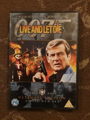 LIVE AND LET DIE DVD ULTIMATE EDITION 2 DISC SET JAMES BOND 007 ROGER MOORE - Image 1 of 2