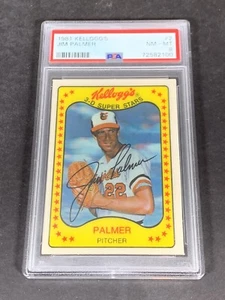 Kellogg’s #2 MLB Hof Jim Palmer 1981 PSA 8 casi nuevo-como nuevo Low Pop 31 - Imagen 1 de 2