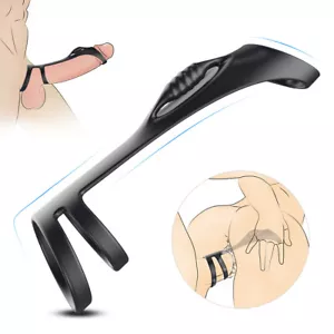 Ball-Scrotum-Stretcher-Sleeve-Penis Stretcher Enhancer Delay Ejaculation Male - Picture 1 of 9