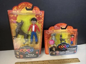 Disney Pixar Coco Dante & Miguel + Skullectables Mini Figura Paquete de 3 Mattel 2017 - Imagen 1 de 5