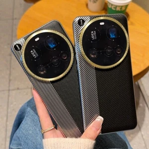 Custodia business per Xiaomi 15 Ultra, ibrida moda lusso fibra di carbonio - Foto 1 di 12