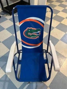 Florida Gators Two Position Beach Chair - Royal Blue/Orange - Picture 1 of 4