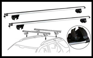 2X NEW CROSS BAR ROOF RACK For FORD ESCAPE 2017 - 2021 goes over raised rails - Picture 1 of 4