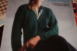 Reynolds Bulky Cabled Cardigan Knitting Pattern 470 sz 32-44 - Picture 1 of 1