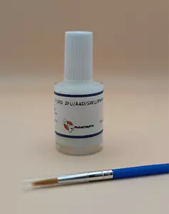 For Ford Code 2FU/A4D/SWU/PMYFU ARCTIC WHITE Touch Up Paint +Free Fine Tip Brush - Picture 1 of 5