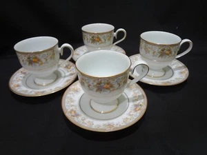Noritake China Harvesting - Juego de 4 tazas y platillos - Imagen 1 de 8