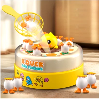 B.Duck Catch Duck Board Games Bounce Popping Up Catching Music Games For Kids 3+ - Image 1 of 4