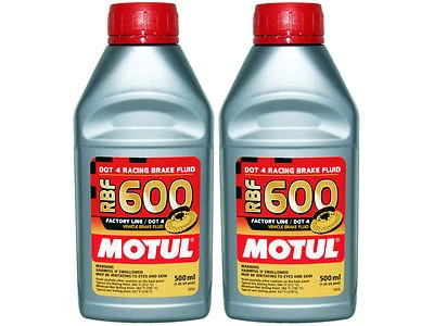 2X 500ML MOTUL RBF 600 LINHA DE FÁBRICA 100% SINTÉTICO PONTO 4 FLUIDO DE FREIO DE CORRIDA - Imagem 1 de 4