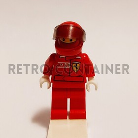 LEGO Minifigures - 1x rac025s - Pit Crew Member - Ferrari Omino Set 8375 8654