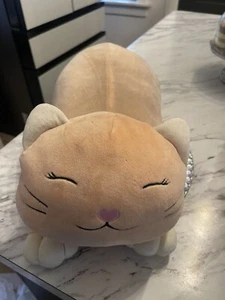 Go! Games Snoozimals 20" Peach Kitty Cat Plush Toy Great Condition - Picture 1 of 5