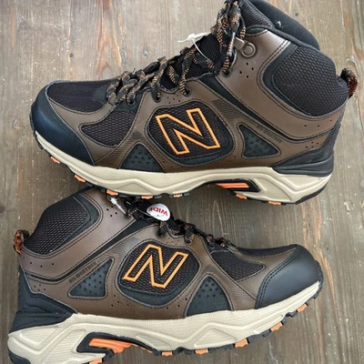 Мужские водонепроницаемые туристические ботинки New Balance для бега по тропам всепогодные ширина 10 - Изображение 1 из 4