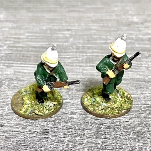 2x 28mm British Colonial Volunteer Natal Hussars Figuras de Metal Zulu Wargames #7 - Imagen 1 de 4