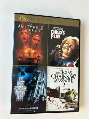 Amityville Horror Child Play Last House Left Texas Chainsaw Massacre DVD 4 Movie - Image 1 of 4