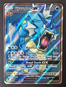 Pokemon Karte - Gyarados GX - SM Crimson Invasion - Full Art - 101/111 - NM-LP - Bild 1 von 2