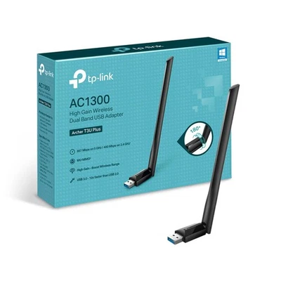 TP-Link AC1300 High Gain USB 3.0 Wi-Fi Dongle, Dual Band MU-MIMO Wi-Fi Adapter w - Image 1 of 4