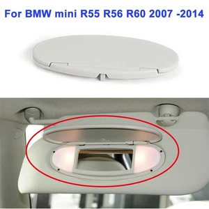 Fits BMW MINI Cooper R55 R56 R58 R60 Sun Visor Vanity Mirror Cover Gray 07-2014 - Picture 1 of 7