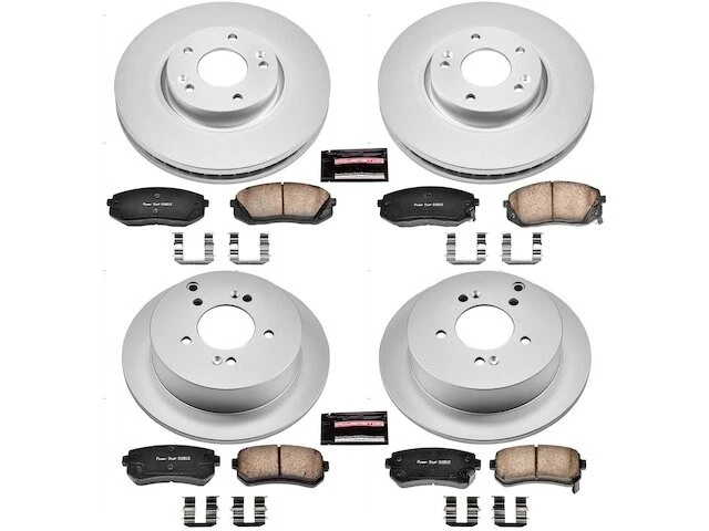 Kit de pastillas de freno delanteras y traseras y rotor para Hyundai Tucson 2010-2015 GAS JX464VG Foto 1 de 1