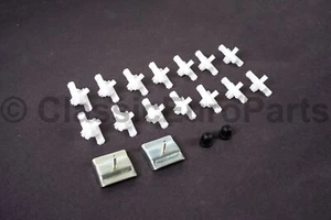 Rocker panel sill trim strip mounting hardware clip set for BMW E6 E10 1502 2002 - Bild 1 von 7