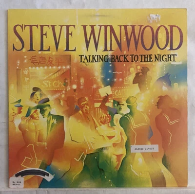 1982 LP Steve Winwood TALKING BACK TO THE NIGHT Island ILPS 9777 Foto 1 de 4