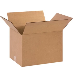 50 - 12 x 9 x 8 Corrugated Shipping Boxes Storage Cartons Moving Packing Box - Picture 1 of 2