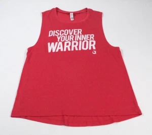 Discover Your Inner Warrior  Women's Red Tank Top Shirt Size XL - Picture 1 of 6