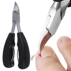 Ingrown Toenail Treatment Scissors stainless Foot Pedicure Nail Clippers S6↲ - Picture 1 of 12