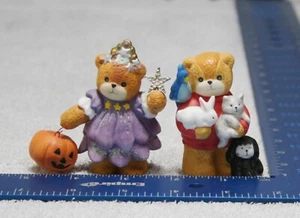 (2) Enesco Lucy and Me Lucy Rigg Halloween Hada Princesa Calabaza Amante de los Animales - Imagen 1 de 10