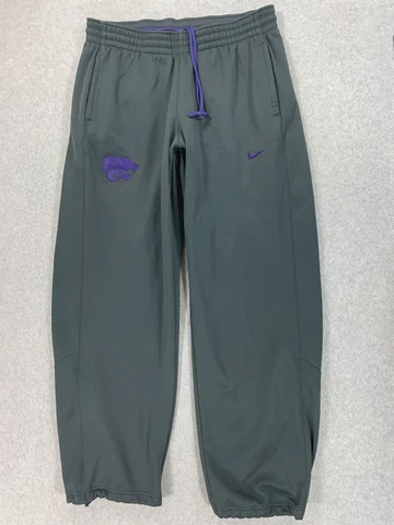 Kansas State Wildcats Nike Therma Fit Football Sweatpants (Men's XL) Gray Cover