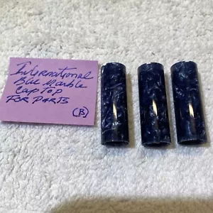PARKER DUOFOLD Centennial One Marble Blue CAP Part Incomplete (B) - Picture 1 of 5