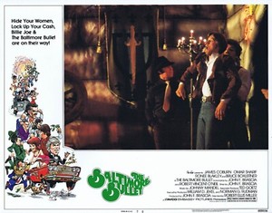 THE BALTIMORE BULLET Original Lobby Card 7 James Coburn Omar Sharif