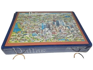 CITY OF DALLAS Jigsaw Puzzle 504 Thick Pieces Buffalo Games 1988 NEW vintage - Picture 1 of 9