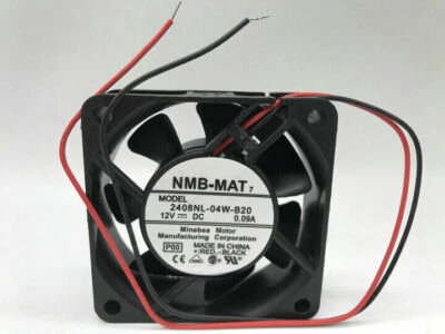 For NMB 6020 12V 0.09A 2408NL-04W-B20 60mm silent cooling fan - Image 1 of 2