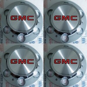 4PC CHEVROLET CHEVY GMC TRUCK CAPS OF 6 LUG 15" 15x8 RALLY WHEEL CENTER HUB CAP 