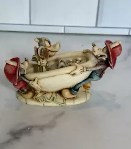 Harmony Kingdom Disney Gallery Mickey's Fire Brigade Trinket Box 2002 - Picture 1 of 11